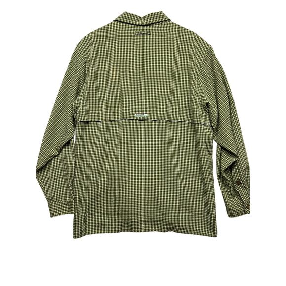 ExOfficio Buzz Off Insect Shield Long Sleeve Men's Shirt Green Plaid Large - Picture 2 of 14